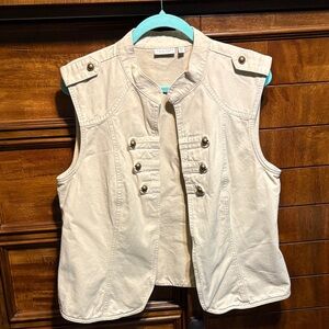 Sanctuary Denim Vest in Sand.